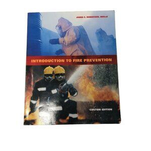 Introduction To Fire Prevention Custom Edition James C. Robertson Paperback Book